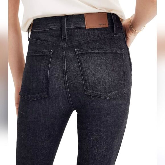 Madewell 10” High Rise Skinny Jeans Drop Hem Mosby sz 26 - Picture 4 of 11
